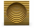 500164-SWB Jonathan Charles Fine Furniture JC Modern - Op Art Op Art Bright Satinwood Cube