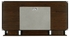 500184-SAD Jonathan Charles Campaign Style Dark Santos Rosewood Desk