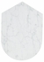 500194-MED-M025 Jonathan Charles Medium White Calacatta Marble & Brass End Table