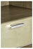 500273-WGE Jonathan Charles Contemporary Art Deco Dark Grey Walnut & Champagne Silver-leaf Bedside Cabinet
