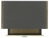 500273-WGE Jonathan Charles Contemporary Art Deco Dark Grey Walnut & Champagne Silver-leaf Bedside Cabinet