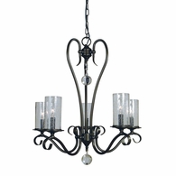 F-5025 Framburg 5-Light Ilsa Dining Chandelier