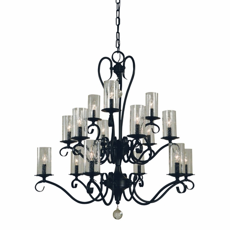 F-5027 Framburg 15-Light Ilsa Dining Chandelier