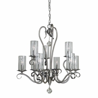 F-5029 Framburg 9-Light Ilsa Dining Chandelier