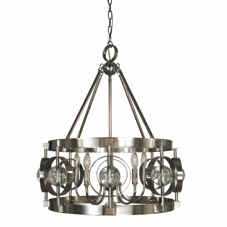 F-5035 Framburg 5-Light Ephemeris Dining Chandelier