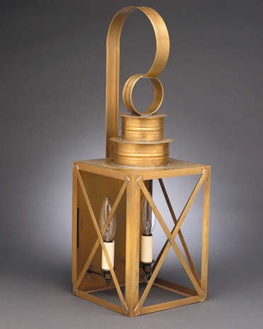 5041 Northeast Lantern Suffolk (2) Light Candelabra Wall Fixture With Multiple Glass & Finish Options