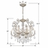 5115-OS-CL-S Crystorama Regis 6 Light Swarovski Strass Crystal Olde Silver Chandelier