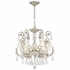 5115-OS-CL-S Crystorama Regis 6 Light Swarovski Strass Crystal Olde Silver Chandelier