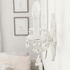 5200-AW-CLEAR Crystorama Paris Market 2 Light Clear Crystal White Sconce