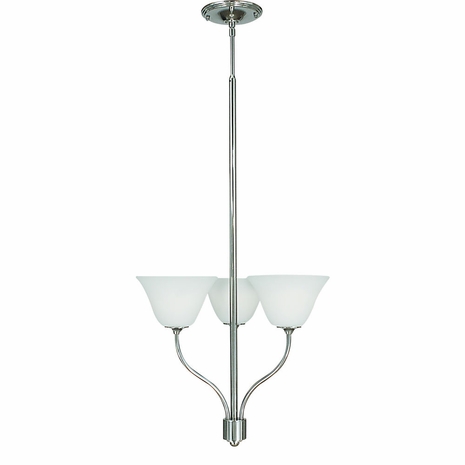 5256 Framburg Lighting Trianon 3 Light Mini Chandelier