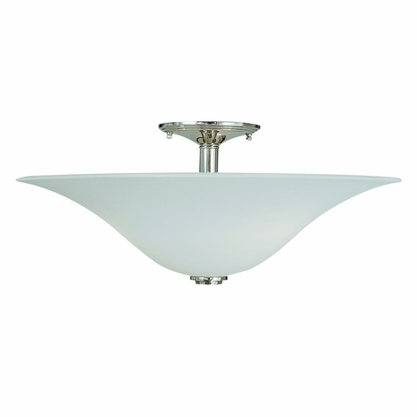 5259 Framburg Lighting Trianon 3 Light Flush Mount and Semi-Flush Mount