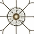 5266-EB-CL-MWP Crystorama Mercer 10 Light Hand Cut Crystal English Bronze Chandelier