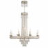 5268-OS-CL-MWP Crystorama Mercer 12 Light Hand Cut Crystal Olde Silver Chandelier