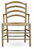530003-AC-WAO Jonathan Charles Fine Furniture William Yeoward Collected - Country House Chic Glendurgan Washed Oak Armchair