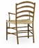 530003-AC-WAO Jonathan Charles Fine Furniture William Yeoward Collected - Country House Chic Glendurgan Washed Oak Armchair