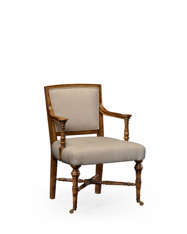 530005 Jonathan Charles William Yeoward Halwell Chair with Wy Grey Fruitwood Finish