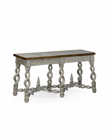530013 Jonathan Charles William Yeoward Purbeck Console with Greyed Oak Finish