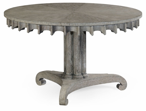 530023-GYO Jonathan Charles Fine Furniture William Yeoward Collected - Country House Chic Longwood Grey Oak Table