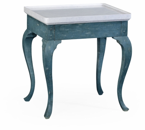 530033-DB Jonathan Charles William Yeoward Collected - Country House Chic Hemsley Table White Marble