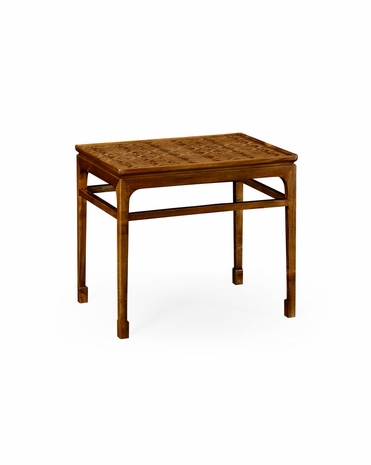 530040 Jonathan Charles William Yeoward Leyburn End Table with Natural Light Acacia Finish