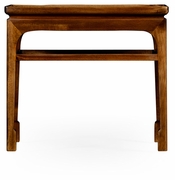 530040-NLA Jonathan Charles Fine Furniture William Yeoward Collected - Urban Cool Leyburn Natural Acacia End Table
