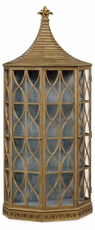 530043-WAO Jonathan Charles Fine Furniture William Yeoward Collected - Country House Chic Daphne�S Washed Oak Cupboard