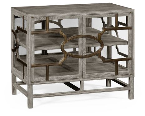 530100-GYO Jonathan Charles Hewlett glazed cabinet