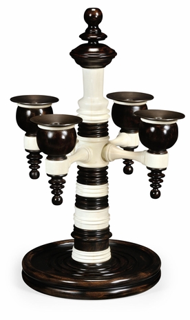 530120-CHW Jonathan Charles William Yeoward Collected - Uptown Classic Saratoga Four Branch Candelabra