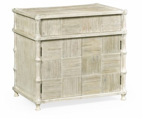 530205-WAA Jonathan Charles Fine Furniture William Yeoward Collected - Country House Chic Bywater Washed Acacia Cupboard