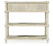 530207-WAA Jonathan Charles Bobbin Washed Acacia Bedside Chest