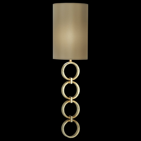 533350ST Fine Art Lamps 1 Light Portobello Road 35" Sconce with Silver Finish