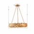 536-GA Crystorama Broche 6 Light Antique Gold Chandelier