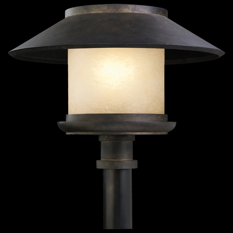 539283 Fine Art Lamps East-West Passage 1 Light Outdoor Adjustable Pier/Post Mount