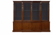 540010-IPM Jonathan Charles Large George III imperial  Mhogany bookcase cabinet