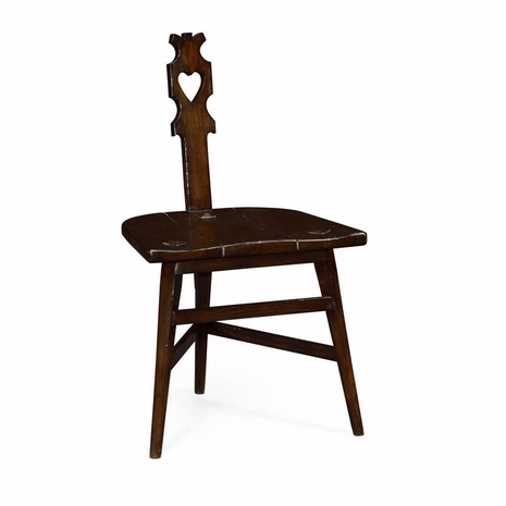 540066-RCC Jonathan Charles Rich Chestnut Stool