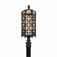541480 Fine Art Lighting Costa del Sol 29"H Outdoor Post Mount with Black Finish