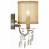 5621-AB Crystorama Hampton 1 Light Antique Brass Sconce