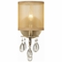 5621-AB Crystorama Hampton 1 Light Antique Brass Sconce