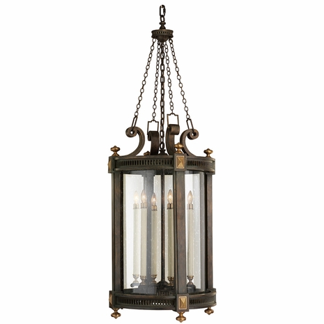564382 Fine Art Lighting Beekman Place 17"W Outdoor Lantern with Bronze Finish