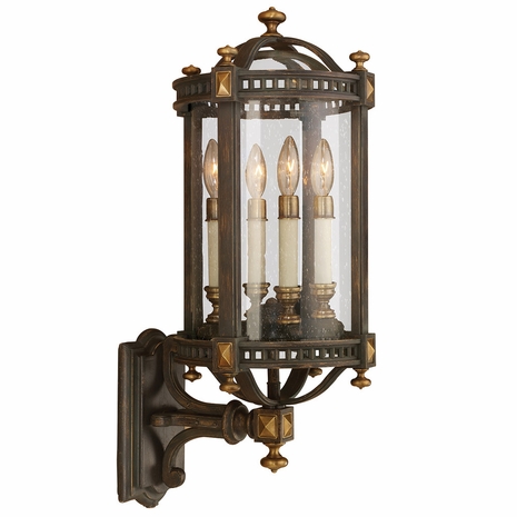 564681 Fine Art Lighting Beekman Place 28"H Outdoor Wall Mount with Bronze Finish