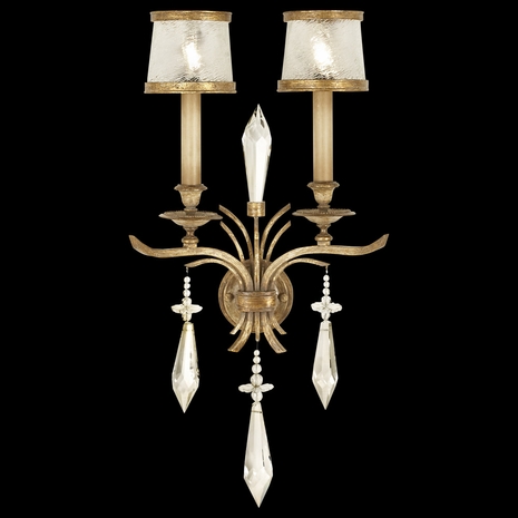 567950 Fine Art Lighting Monte Carlo 31"H Sconce with Gold Finish