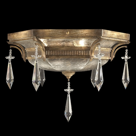 569740ST Fine Art Lamps Monte Carlo 14 inch 2 Light Flush Mount