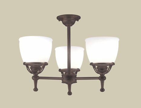 5813F Hudson Valley Lighting Hamilton Semi Flush