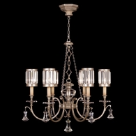 584240-2ST Fine Art Lighting Eaton Place 32"W Round Chandelier with Silver Finish