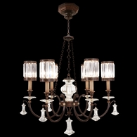 584240ST Fine Art Lighting Eaton Place 32"W Round Chandelier with Bronze Finish