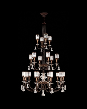 584840ST Fine Art Lamps Eaton Place 90 inch 20 Light Chandelier
