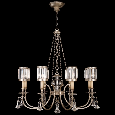 585240-2ST Fine Art Lighting Eaton Place 43"W Round Chandelier with Silver Finish