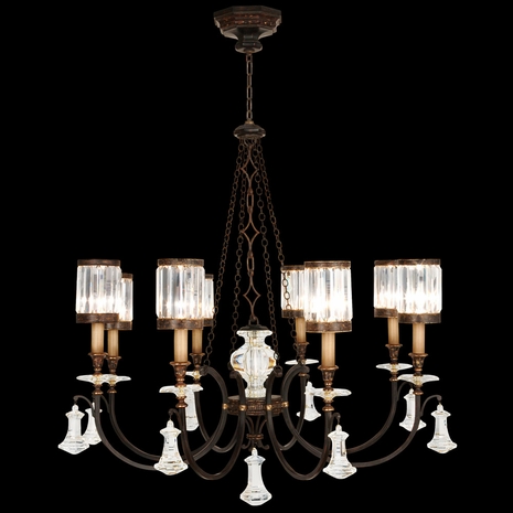 585240ST Fine Art Lighting Eaton Place 43"W Round Chandelier with Bronze Finish