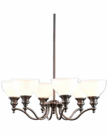 5906 Hudson Valley Sutton 6 Light Chandelier