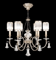 595440-2ST Fine Art Lighting Eaton Place 32"W Round Chandelier with Silver Finish
